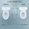 Toto WASHLET A2 Electronic Bidet Toilet Seat with Heated Seat and SoftClose Lid, Elongated Cotton White SW3004#01 - alternate 6